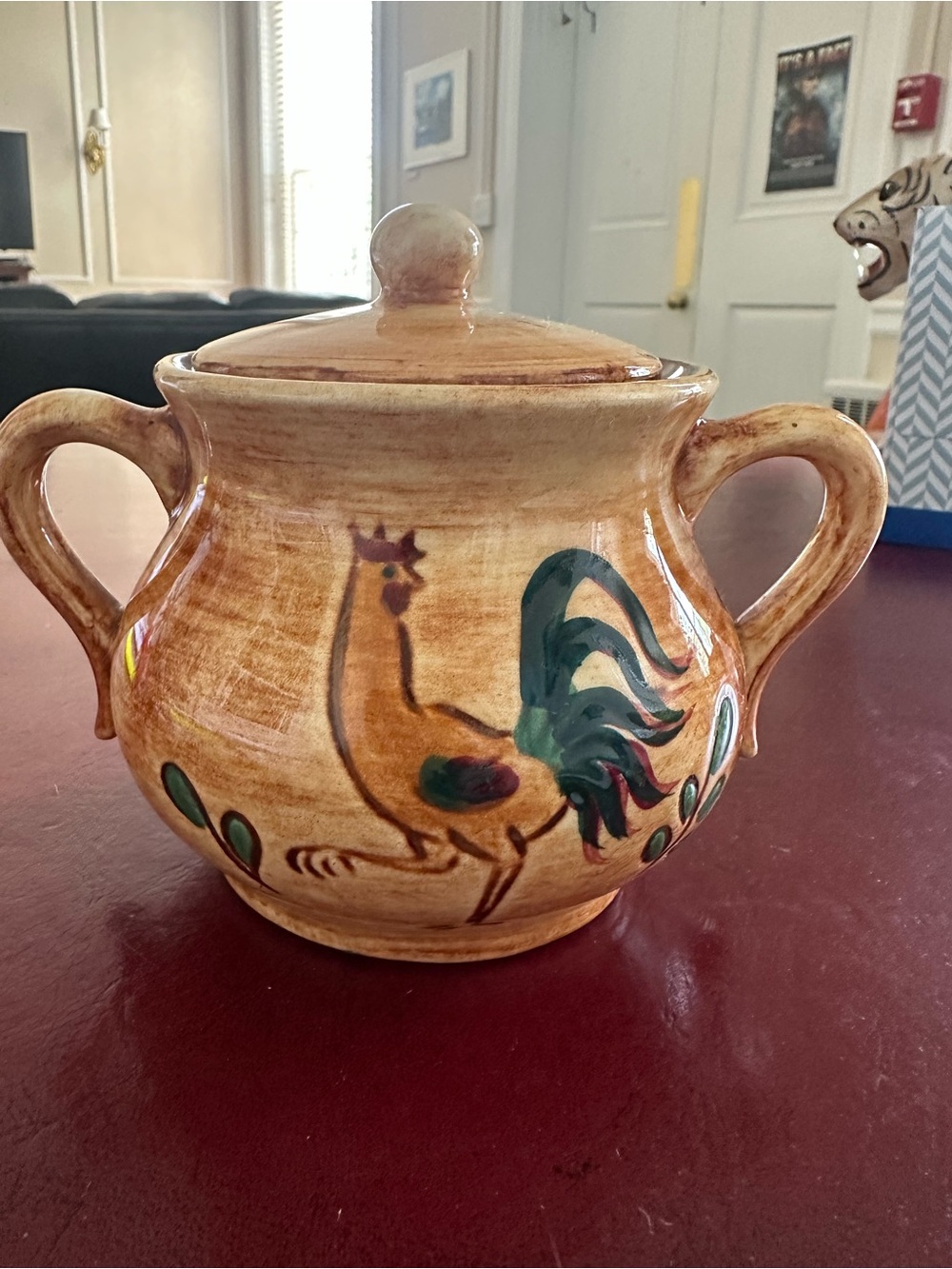 Vintage Pennsbury Pottery Lidded Sugar Jar